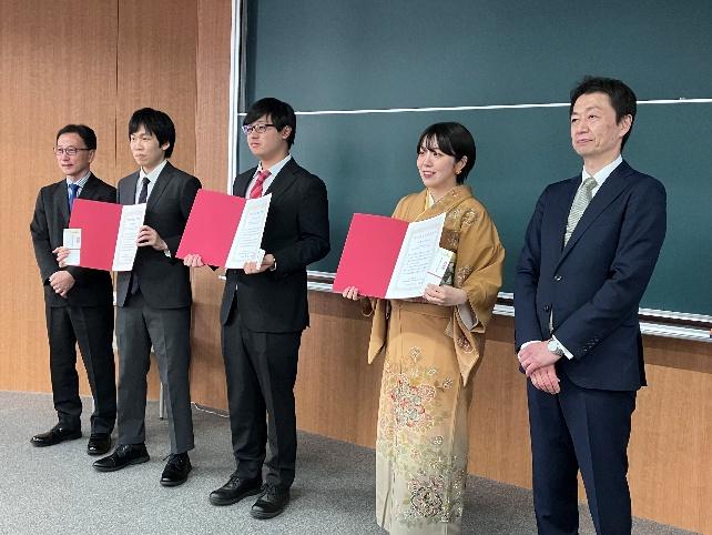 優秀論文受賞者（修士修了生）