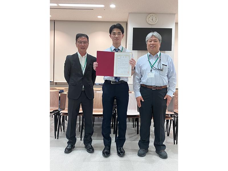 卒業研究中間発表会 優秀発表者表彰式
